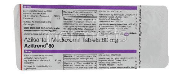Aziltrend 80mg Tablet 10'S