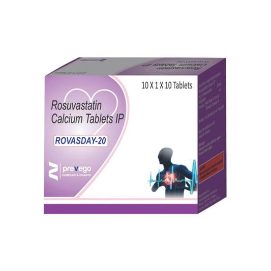ROVASDAY 20 Tablet 10's