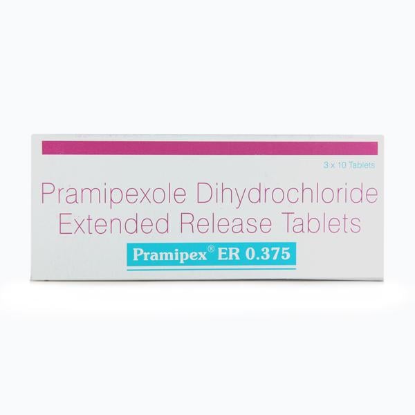 Pramipex ER 0.375mg Tablet 10'S