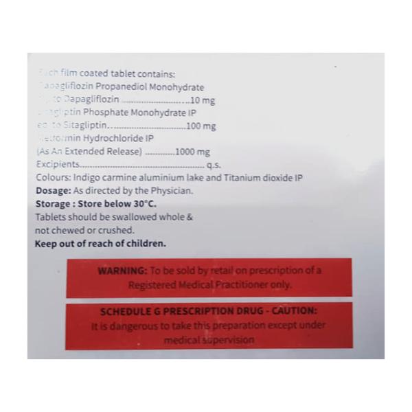DAPAHENZ SM 1000 Tablet 10's