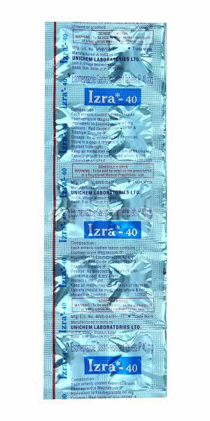 Izra 40mg Tablet 10'S