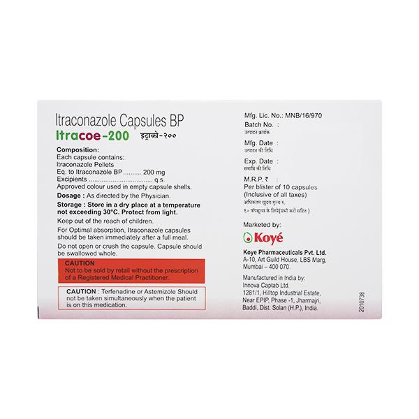 Itracoe 200Mg Capsule 10's
