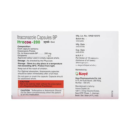 Itracoe 200Mg Capsule 10's