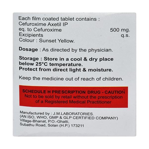 CEFUBROS 500 Tablet 10's