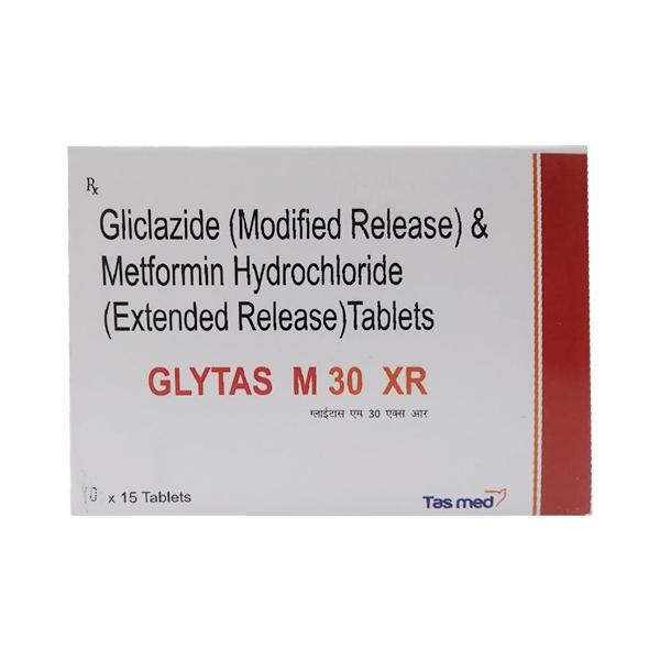 GLYTAS M XR 30 Tablet 15's