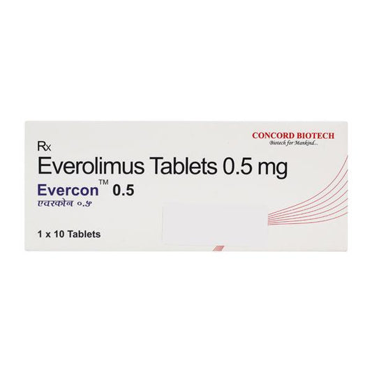 EVERCON 0.5mg Tablet 10's