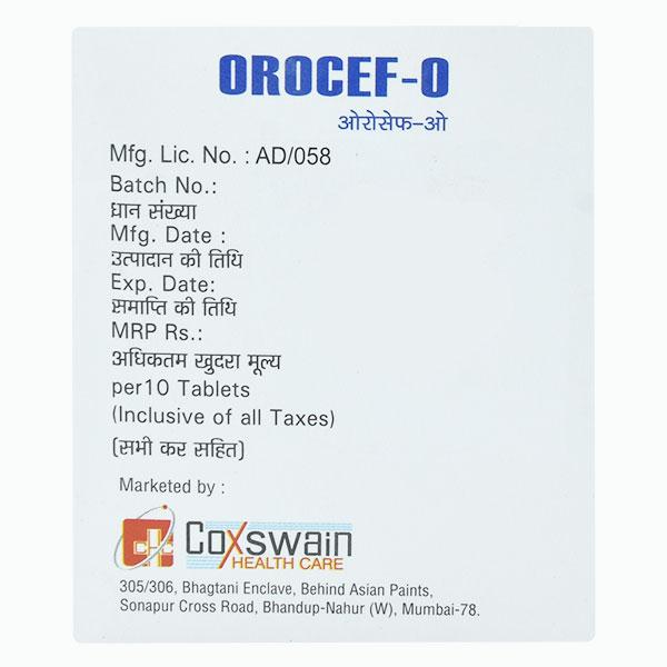 OROCEF O Tablet 10's