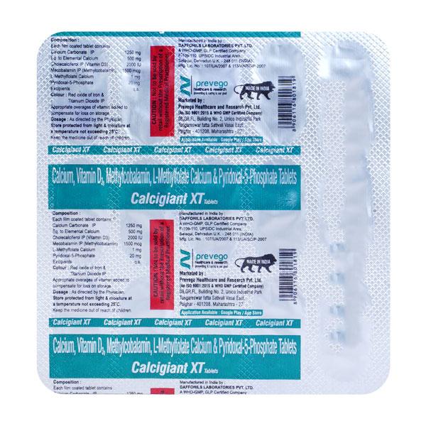 CALCIGIANT XT Tablet 15's