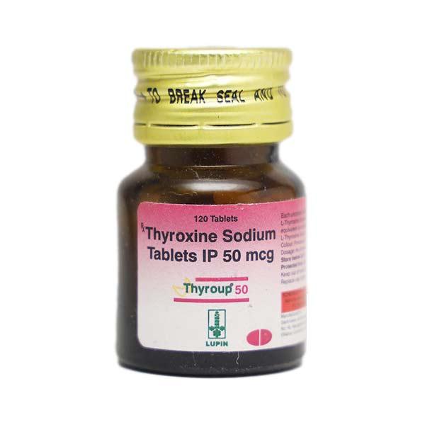 THYROUP 50mcg Tablet 120's