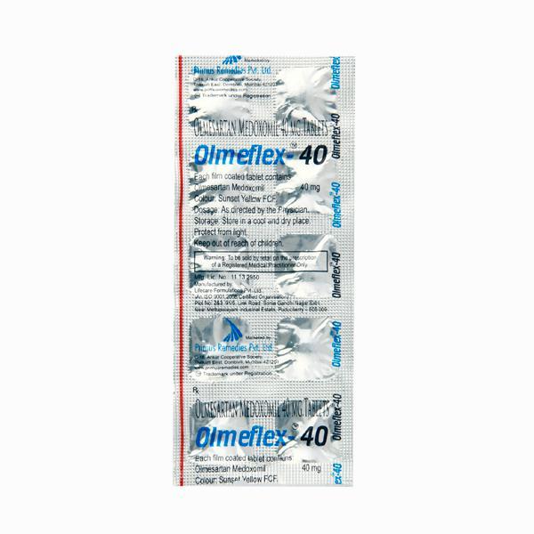 Olmeflex 40mg Tablet 10'S
