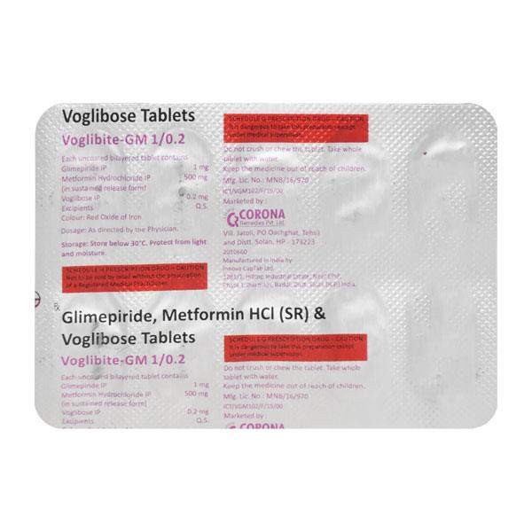 Voglibite GM 1/0.2 Tablet 10'S