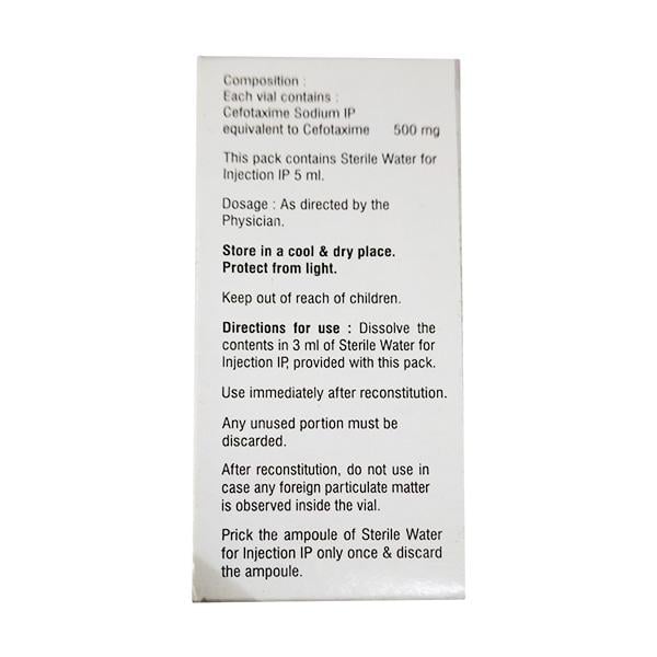 C Tax 500mg Injection 1'S