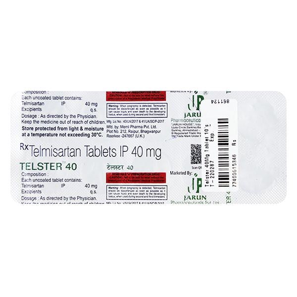 Telster 40Mg Tablet 10's