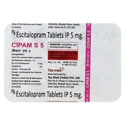 CIPAM S 5 Tablet 10's
