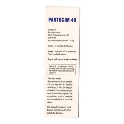PANTOCIM 40 Injection 1's