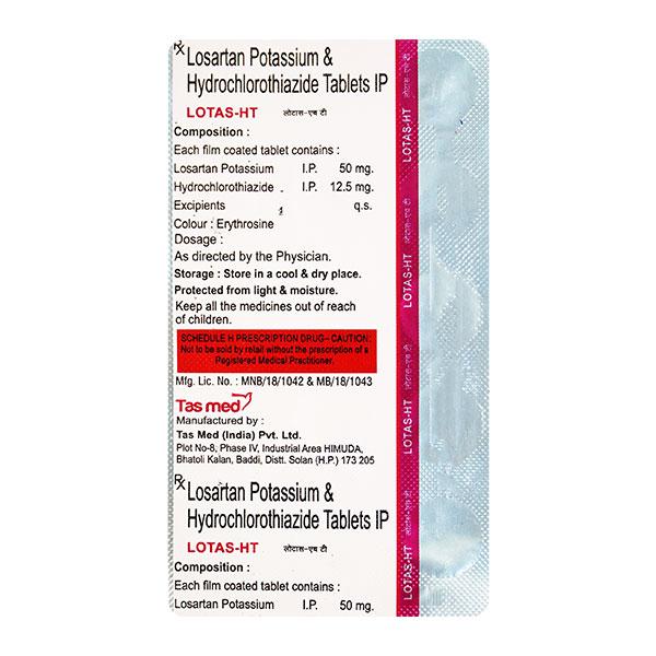 LOTAS HT 50mg Tablet 15's