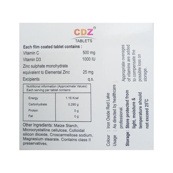 CDZ Tablet 10's