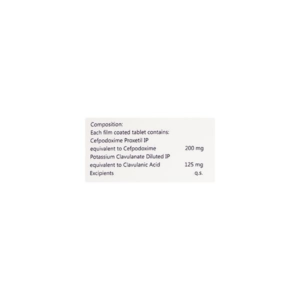 Cladoxim 200/125mg Tablet 10'S