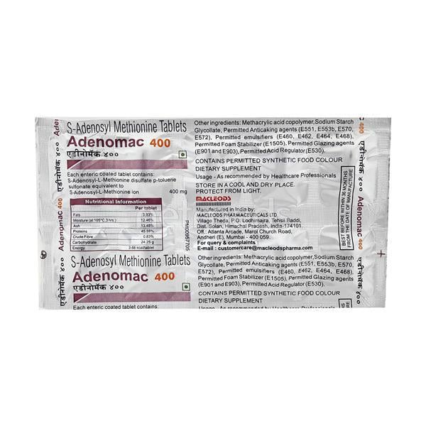 Adenomac 400mg Tablet 10'S
