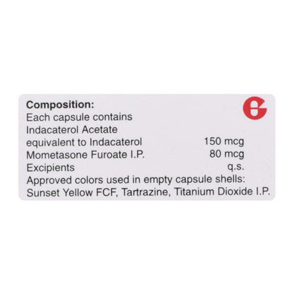 INDAMET 80 Capsule 15's