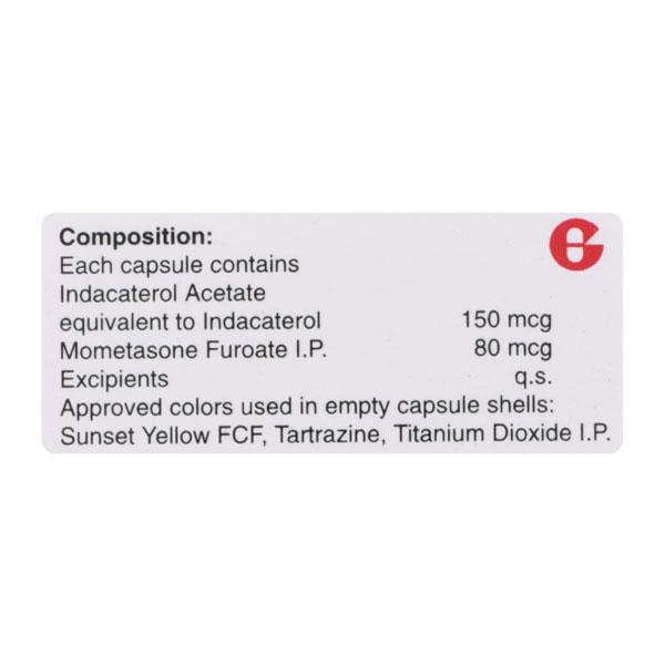 INDAMET 80 Capsule 15's