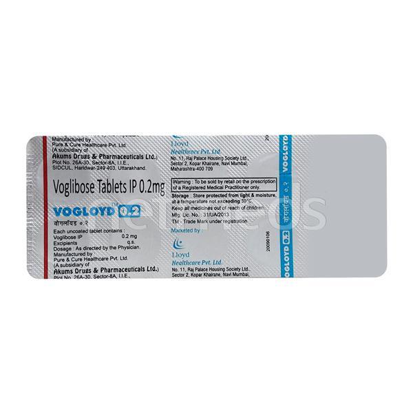 Vogloyd 0.2mg Tablet 10'S