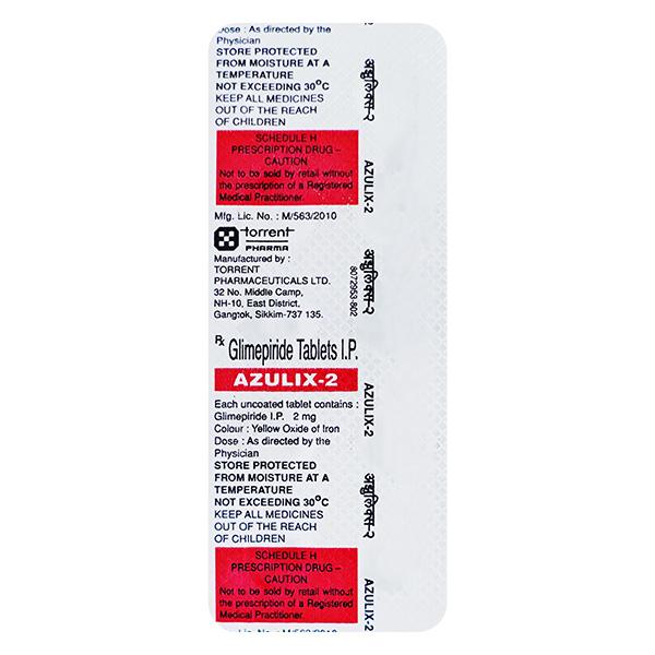 Azulix 2mg Tablet 10'S
