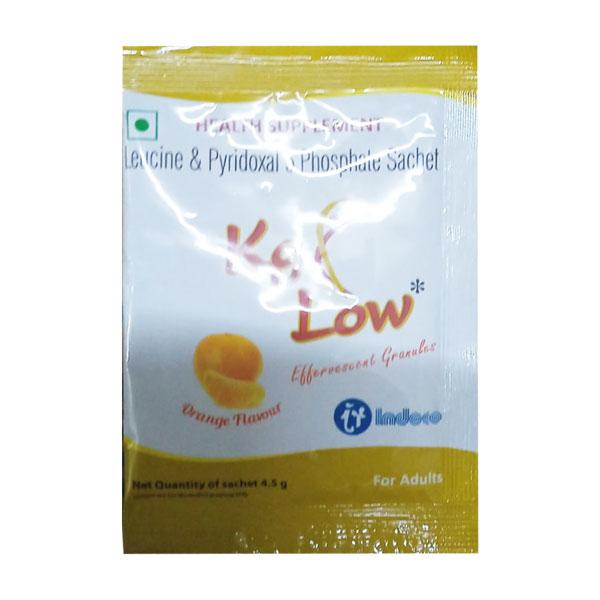 KG LOW ORANGE FLAVOUR Effervescent Granules 4.5gm