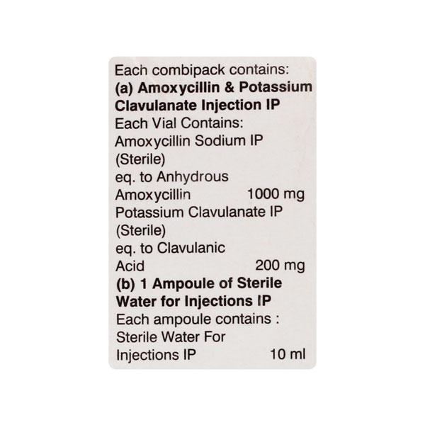 Clavidur 1.2Gm Injection 1's