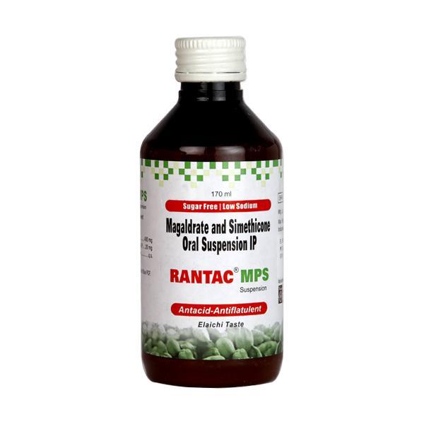 Rantac MPS Sugar Free Elaichi Taste Suspension 170ml