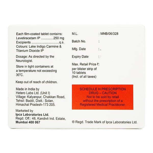 Epictal 250mg Tablet 10'S