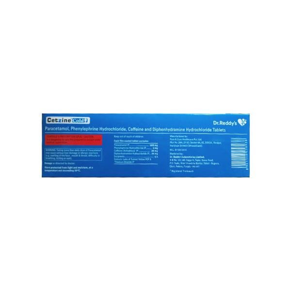 CETZINE COLD Tablet 10's