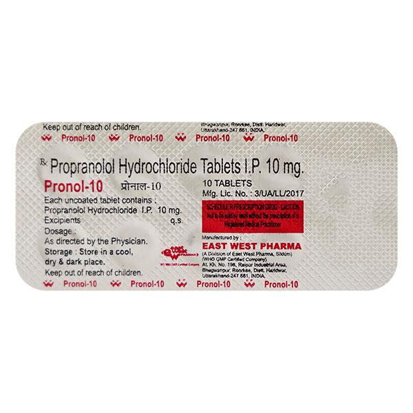 Pronol 10mg Tablet 10'S