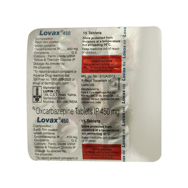 LOVAX 450 Tablet 15's
