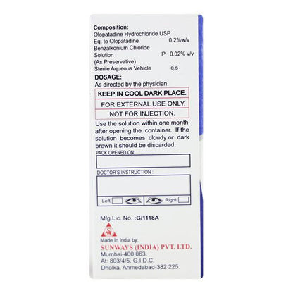 Olotop DS Eye Drops 5ml