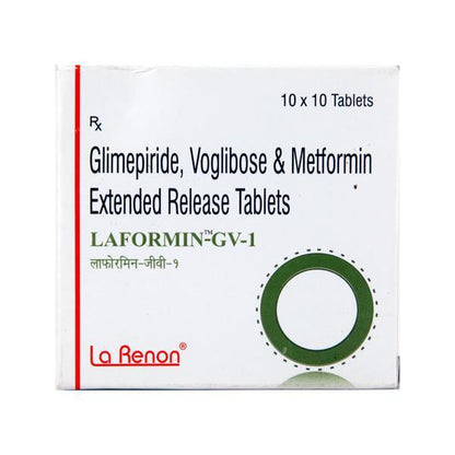 Laformin GV 1/500/0.2mg Tablet 10'S