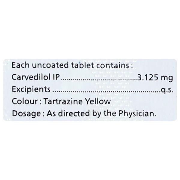CARDIBEST 3.125 Tablet 10's
