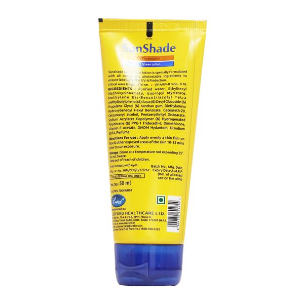 SUNSHADE SPF 30 PA+++ SUN SCREEN Lotion 50ml