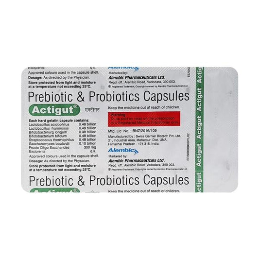 Actigut Capsule 10'S