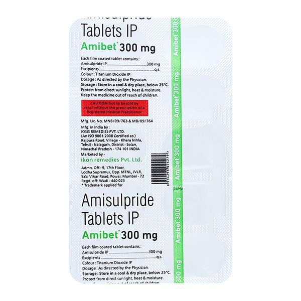 AMIBET 300mg Tablet 10's