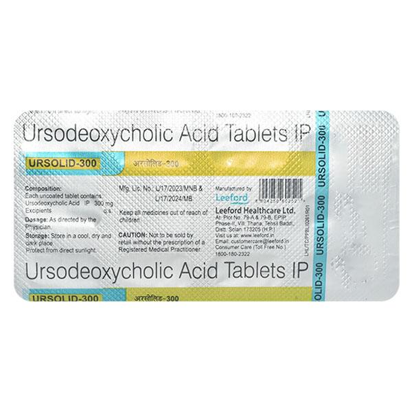 URSOLID 300mg Tablet 10's