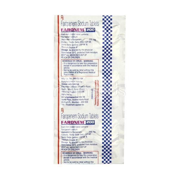 Faronem 200mg Tablet 6'S