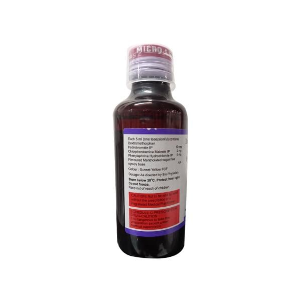 VENTRYL D SUGAR FREE Cough Syrup 100ml