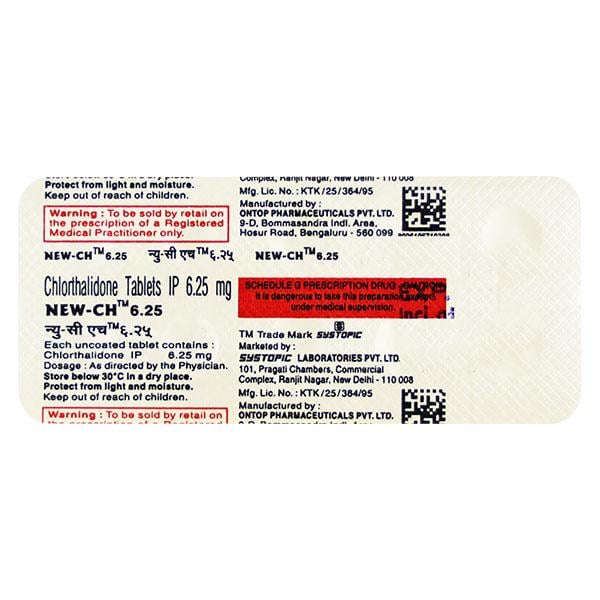 NEW CH 6.25mg Tablet 10'S