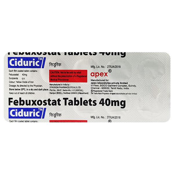 CIDURIC Tablet 10's
