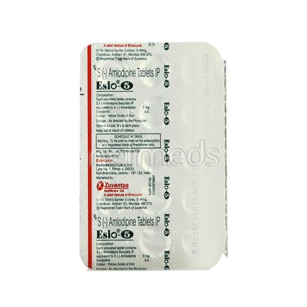 Eslo 5mg Tablet 15'S