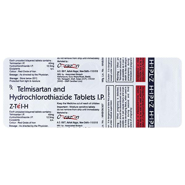 Z TEL H 40mg Tablet 10's