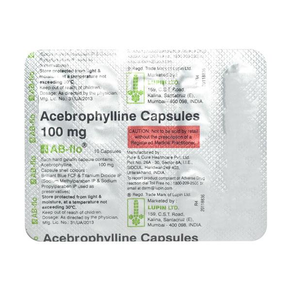 AB Flo 100mg Capsule 10'S