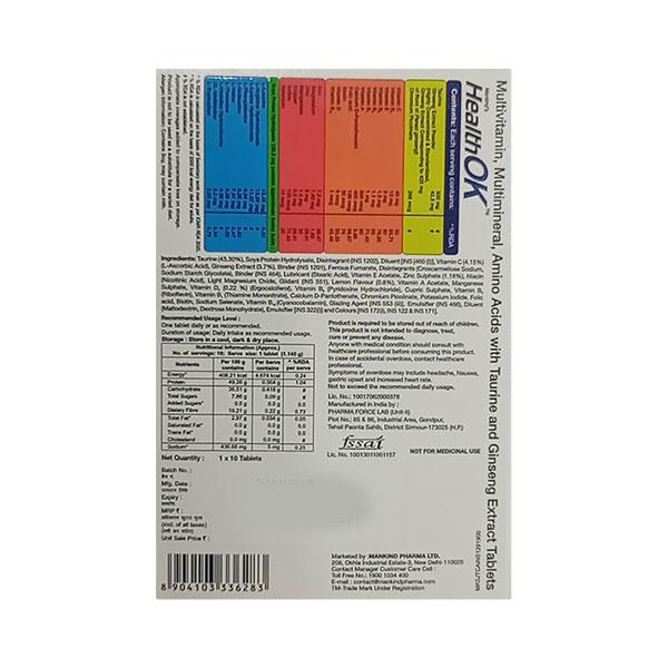 Health OK Lemon Flavour Tablet 10'S