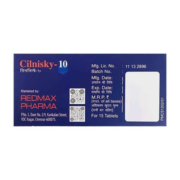 CILNISKY 10 Tablet 15's